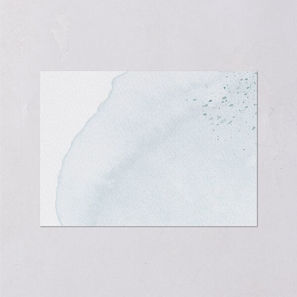Watercolor Wash Wedding Response Cards Pool Signature