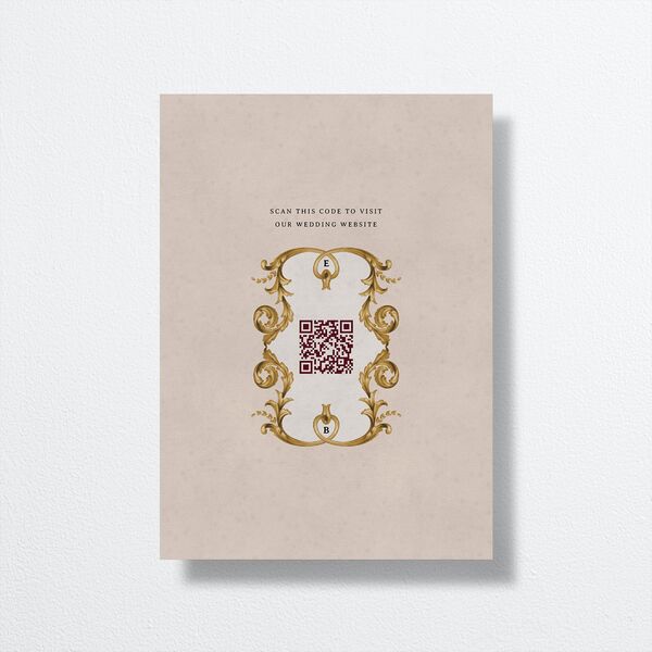 Golden Age Save the Date Cards Sand Signature smooth No