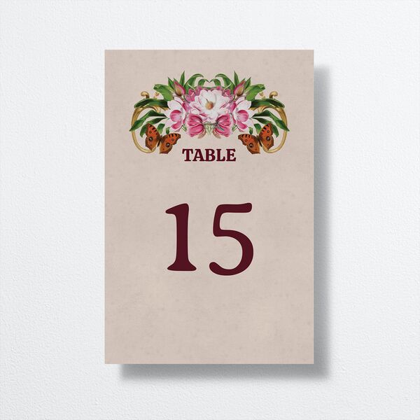 Golden Age Table Numbers front in Cream