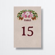 Golden Age Table Numbers Sand Signature