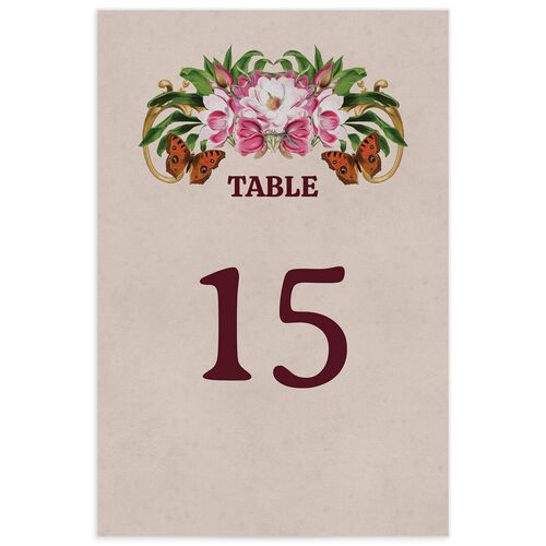 Golden Age Table Numbers - 
