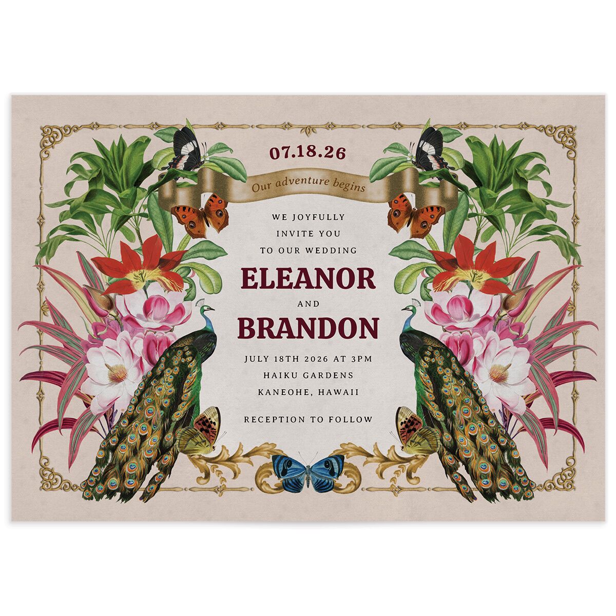 Golden Age Wedding Invitations