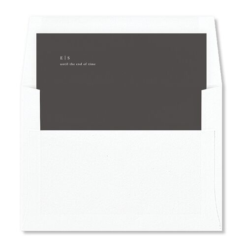 Minimalist Photo Frame Foil Envelope Liners Charcoal Standard