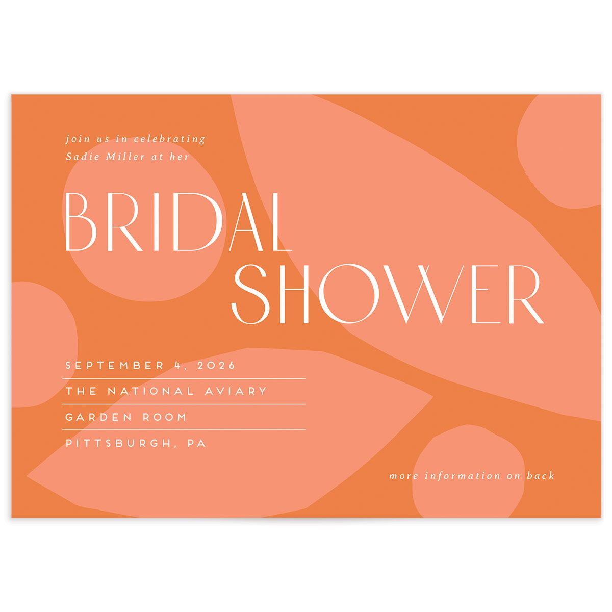 Collage Cuts Bridal Shower Invitations