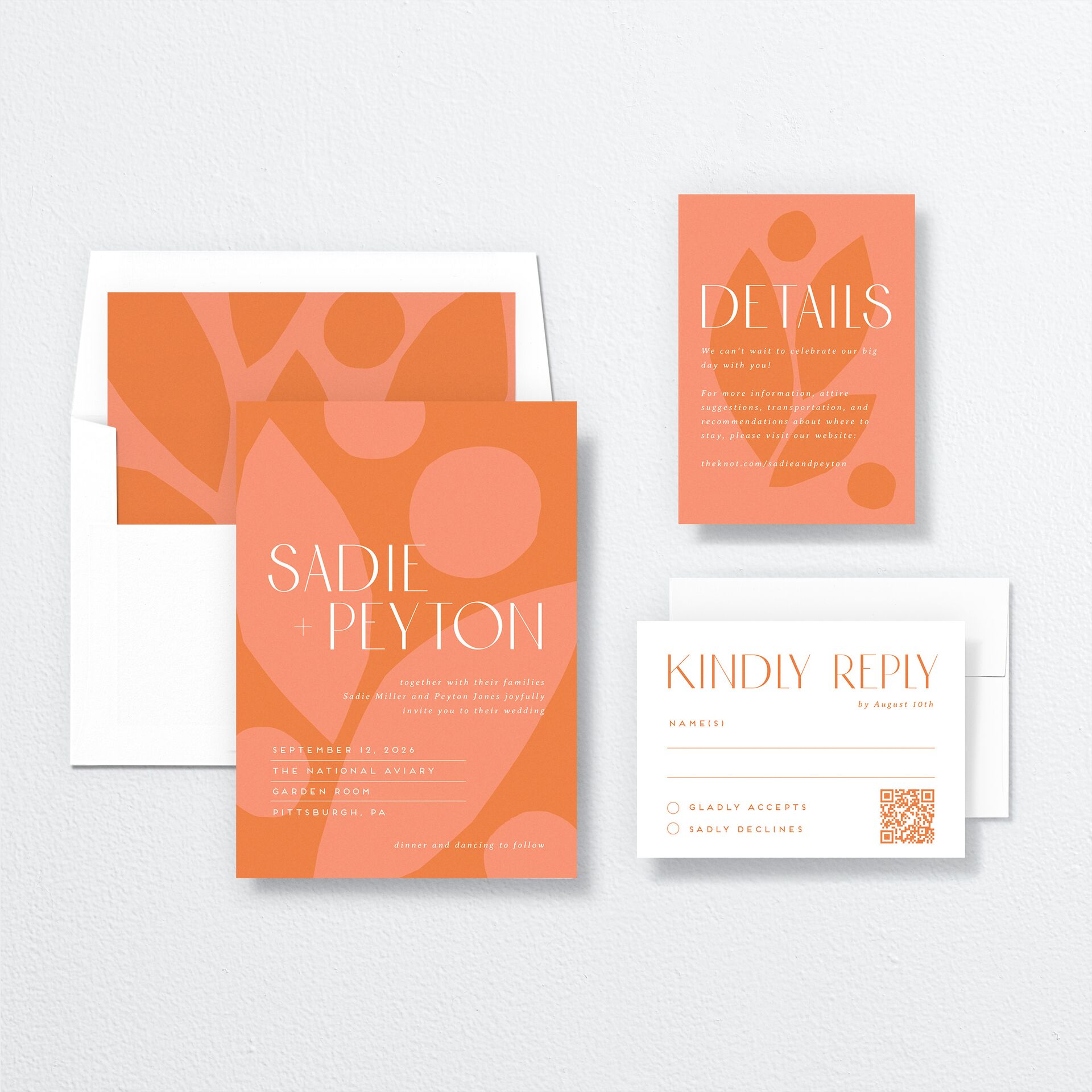 Collage Cuts Wedding Invitations — view 4