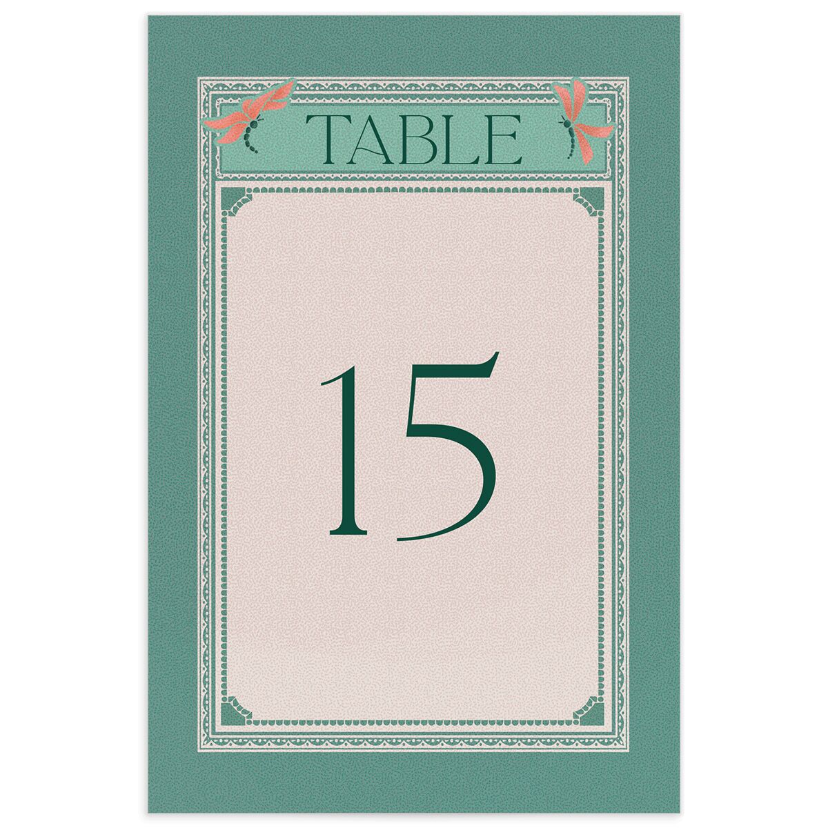 Twilight Pond Table Numbers
