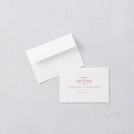 Cinematic Wedding Response Cards Lily Signature Standard