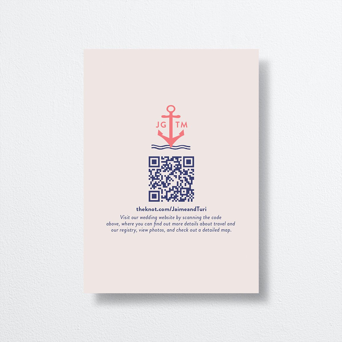 Overboard Wedding Enclosure Cards — view 2
