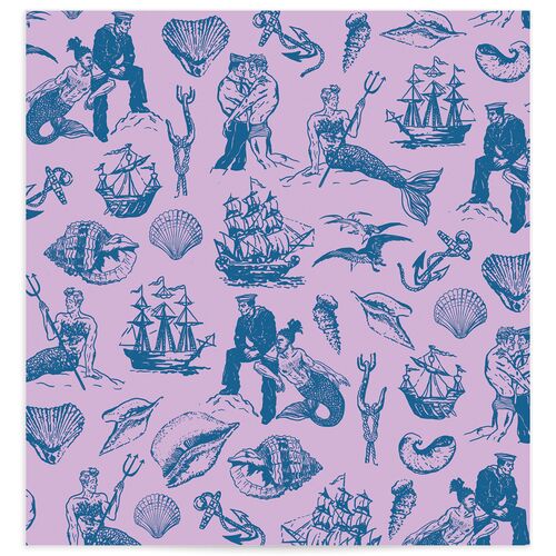 Overboard Envelope Liners Purple Petal Standard