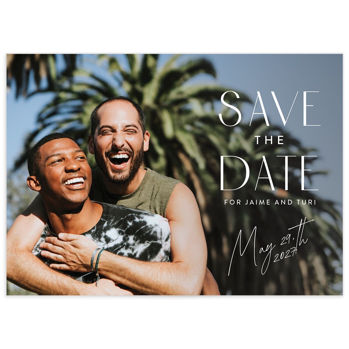 Overboard Save the Date Cards