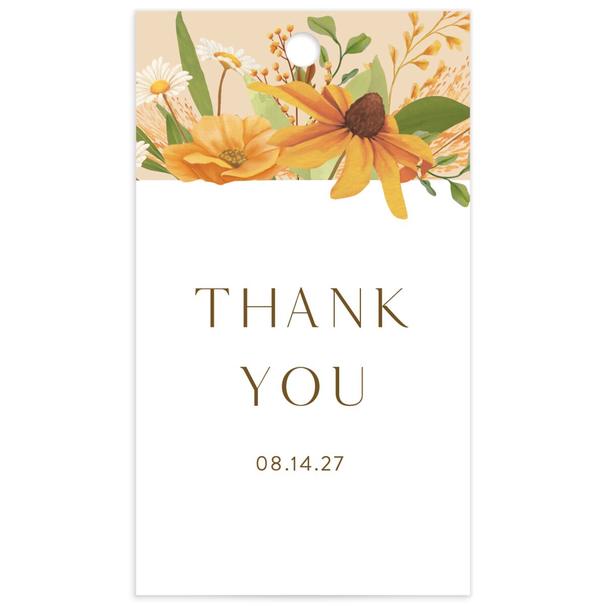 Sweet Sunflowers Favor Gift Tags