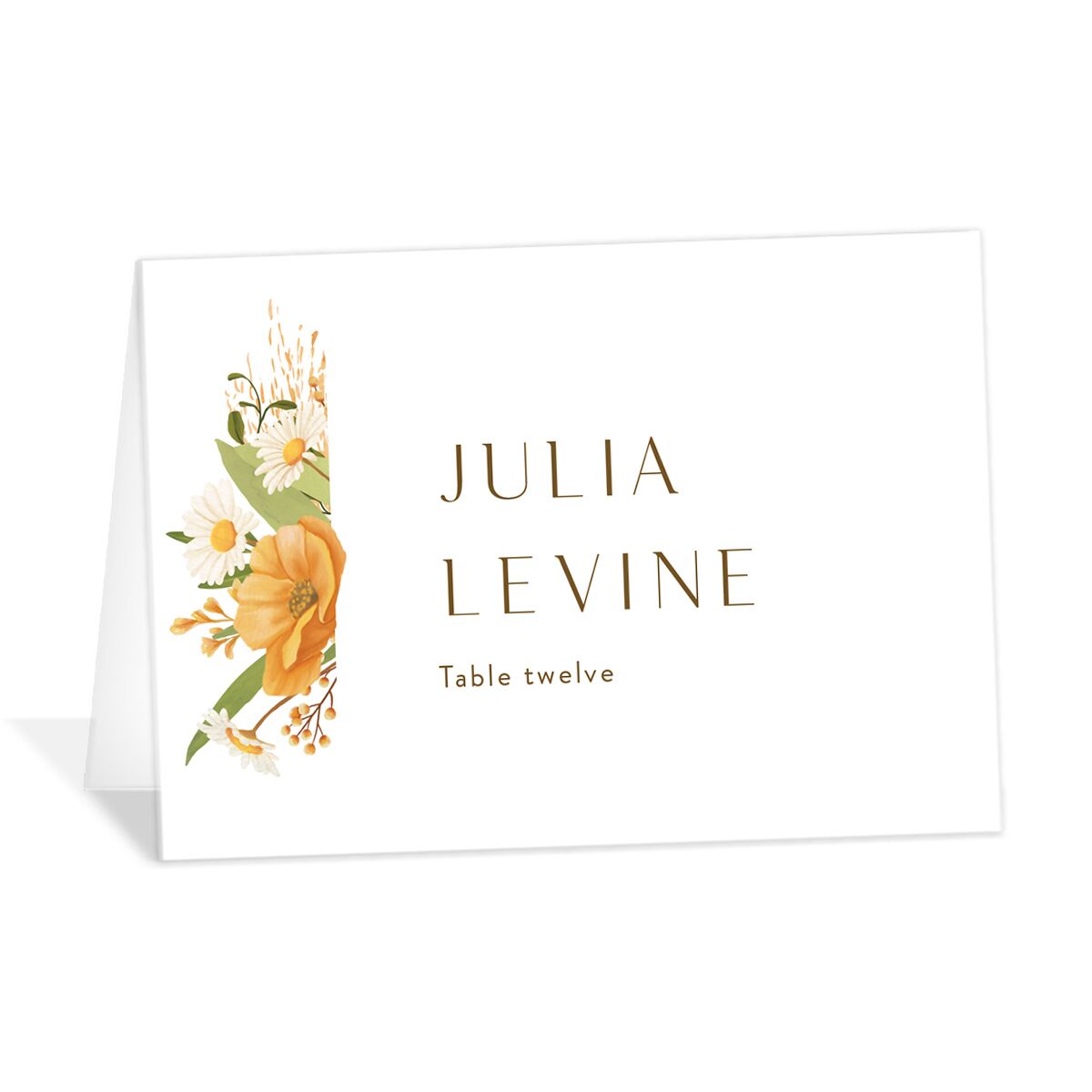 Sweet Sunflowers Place Cards