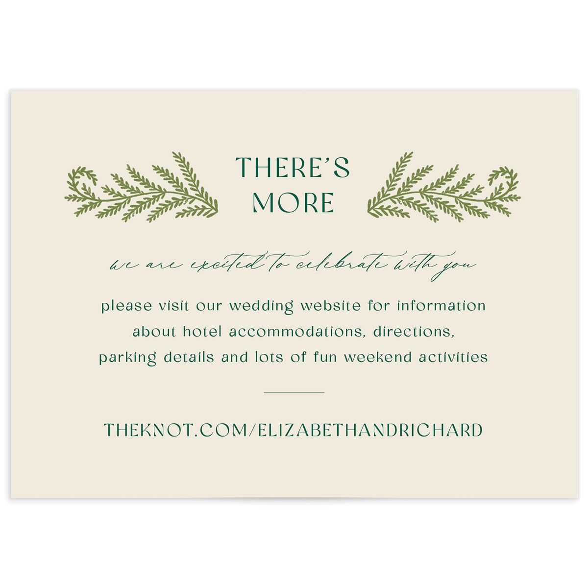 Woodland Whimsy Wedding Enclosure Cards