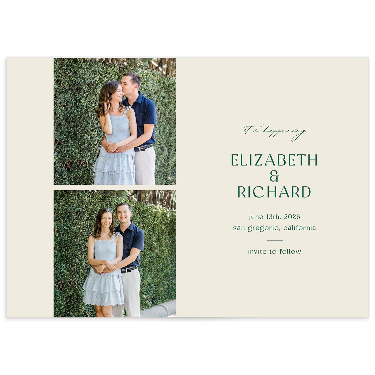 Woodland Whimsy Save the Date Cards