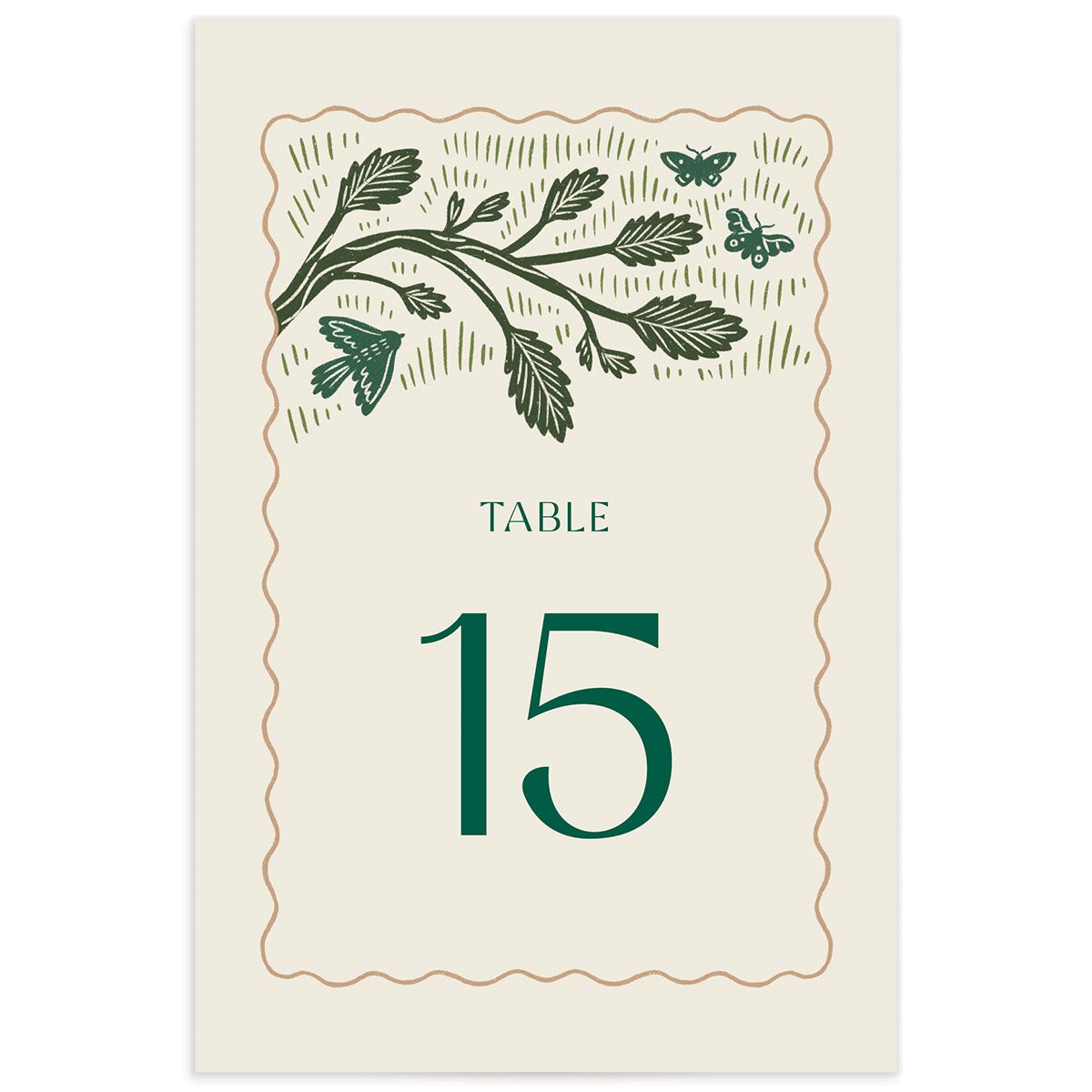 Woodland Whimsy Table Numbers