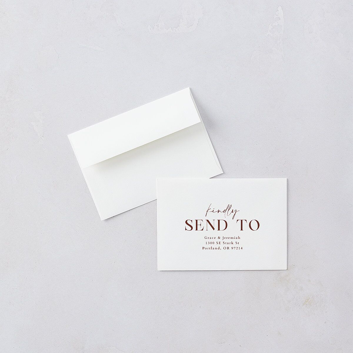 Foundation Wedding Response Cards Chestnut Signature Standard