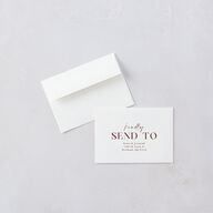 Foundation Wedding Response Cards Chestnut Signature Standard