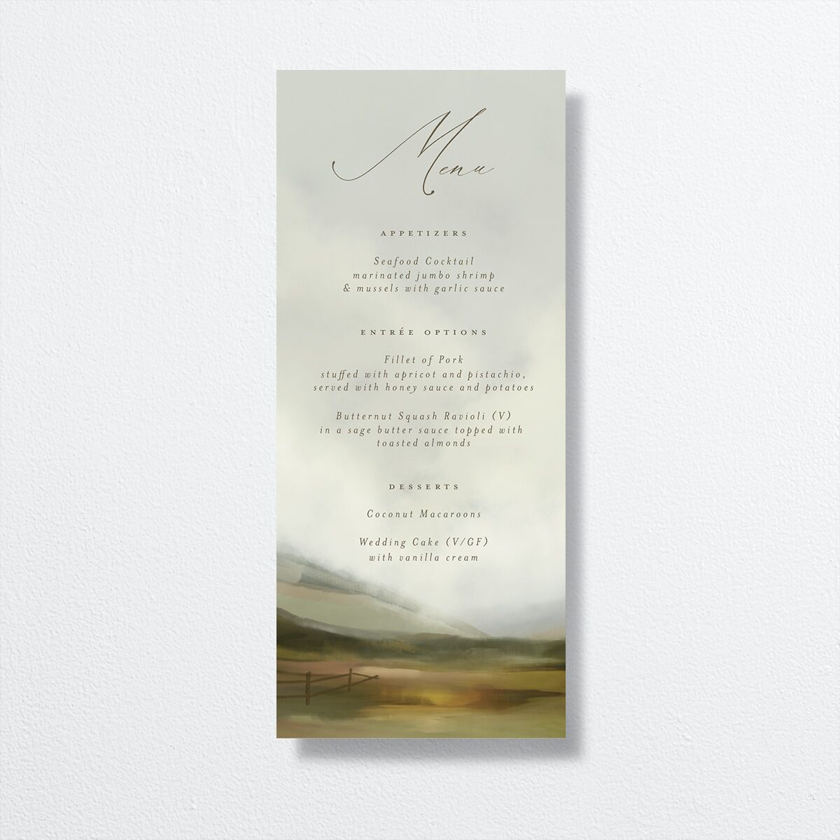 Western Valley Menus Sage Signature