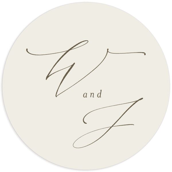 Peaceful Valley Wedding Stickers