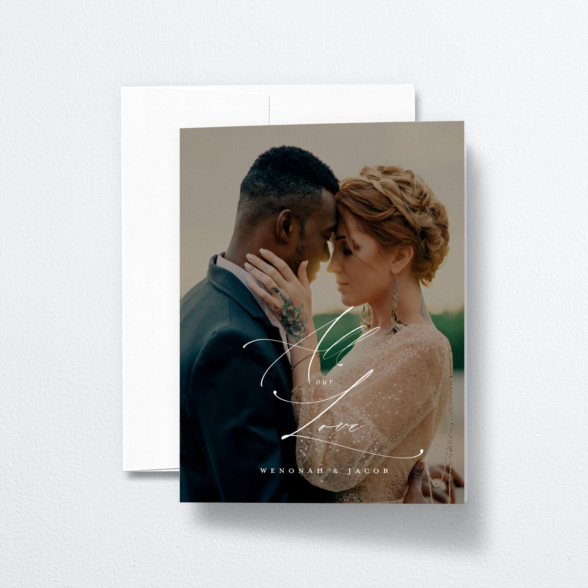 Western Valley Thank You Cards Sage