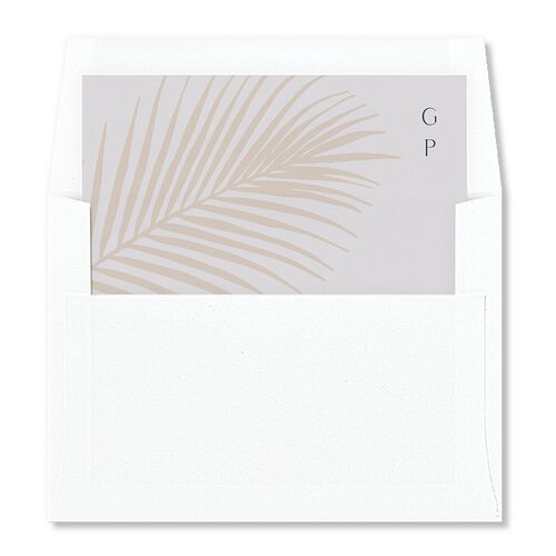 Lavish Palm Standard Envelope Liners Moody Blue Standard