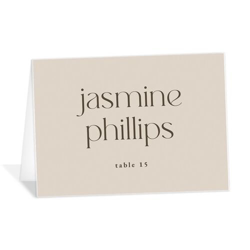Striking Scene Place Cards Bisque Signature