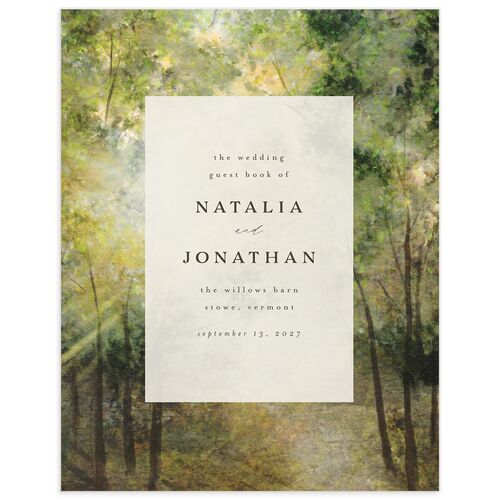 Enchanted Forest Guest Books Dark Camo