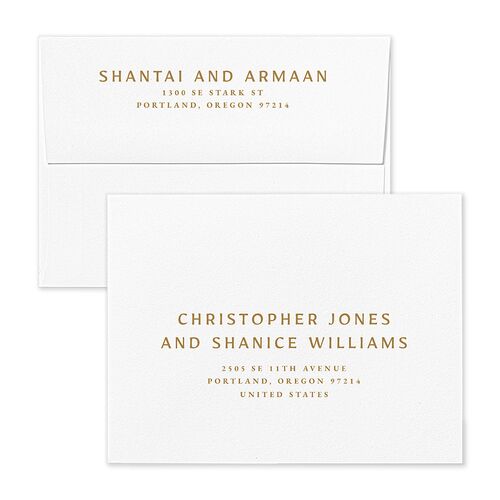 Indian Botanical Blooms Thank You Card Envelopes Terracotta Solar Power Recipient Address Signature Standard