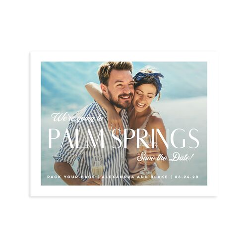 Destination Save the Date Petite Cards Cruise Signature smooth Blank No