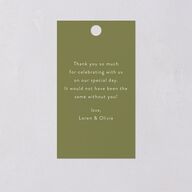 Sweet Sunflowers Favor Gift Tags Marigold Signature