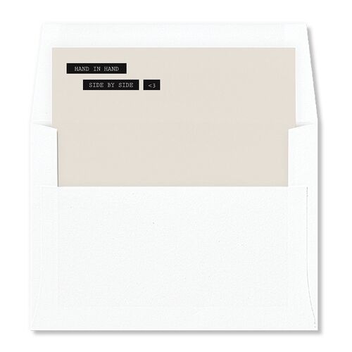 Editorial Label Maker Envelope Liners Charcoal Standard