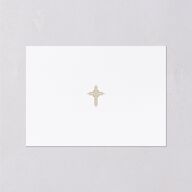 Church Cross Wedding Event Detail Cards Pure White Signature Standard