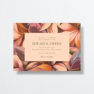 Falling In Love Rehearsal Dinner Invitations Mauve Signature