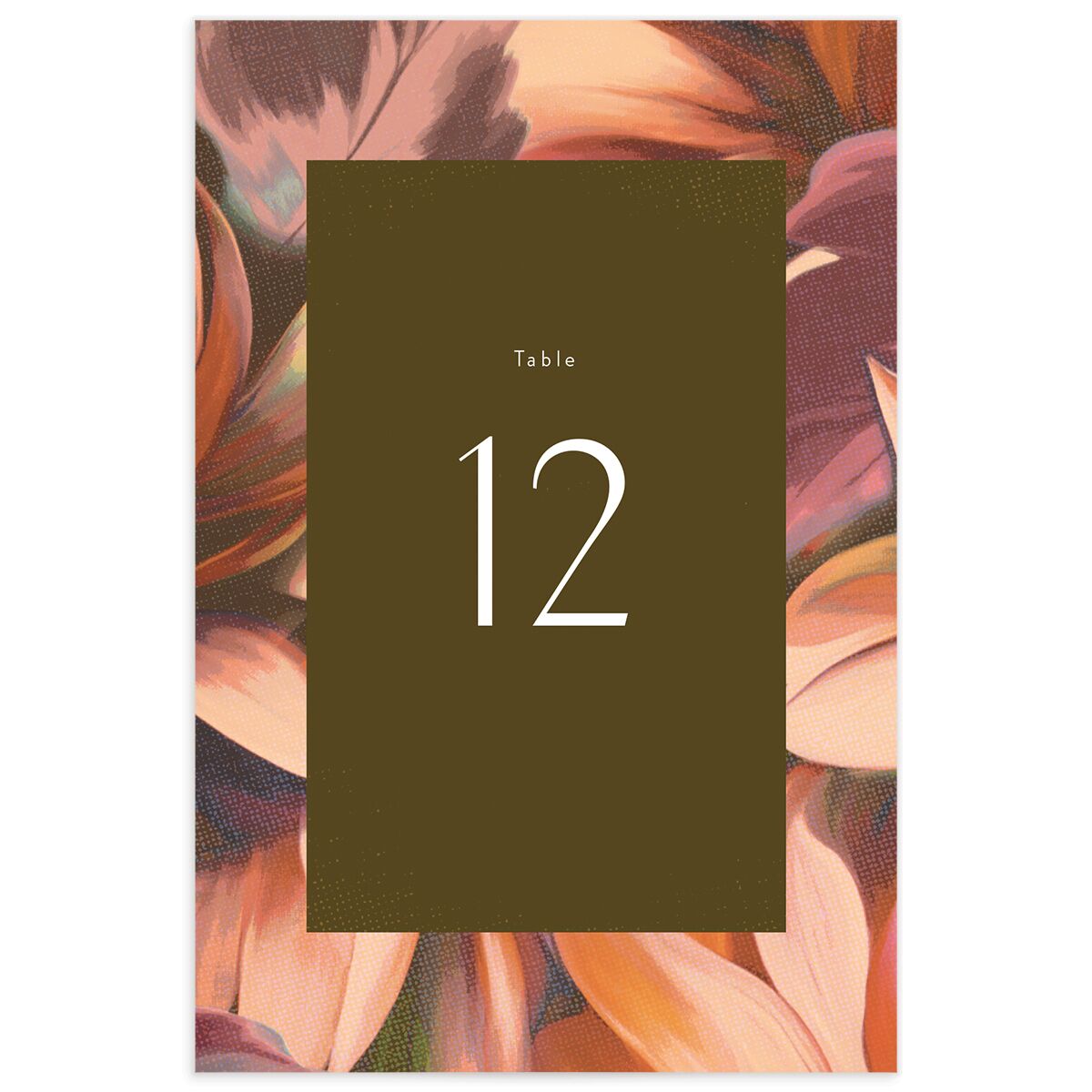 Falling In Love Table Numbers