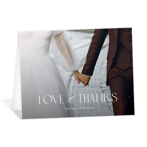 Falling In Love Thank You Cards - 