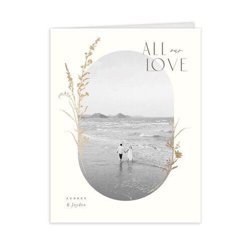 Minimal Wildflower Thank You Cards
