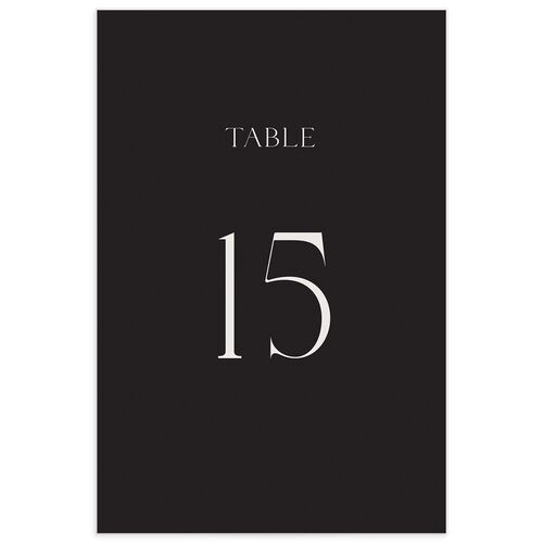 Forest Flowers Table Numbers Walnut Signature