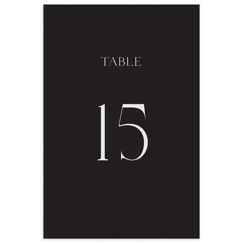 Forest Flowers Table Numbers - Brown