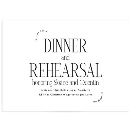 Accent Arches Rehearsal Dinner Invitations