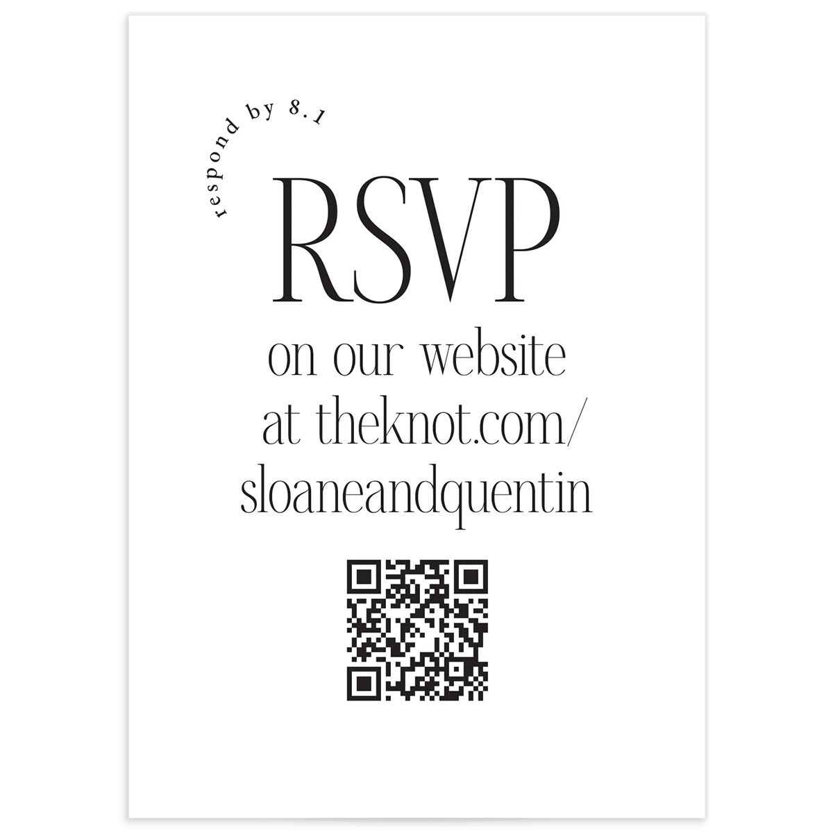 Accent Arches Wedding Response Cards