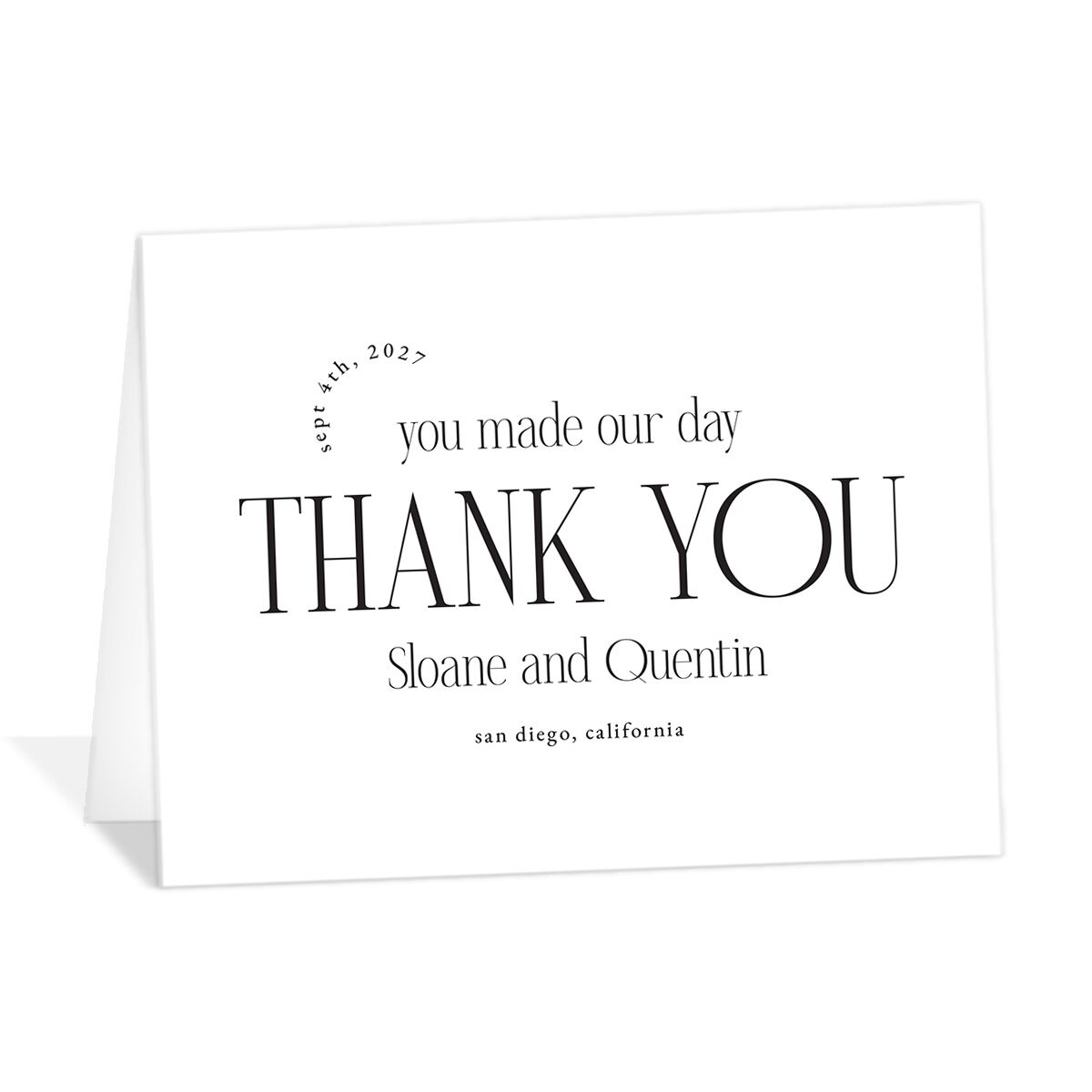 Accent Arches Thank You Cards