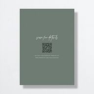 Our Date Save the Date Cards Eucalyptus Signature smooth No Standard