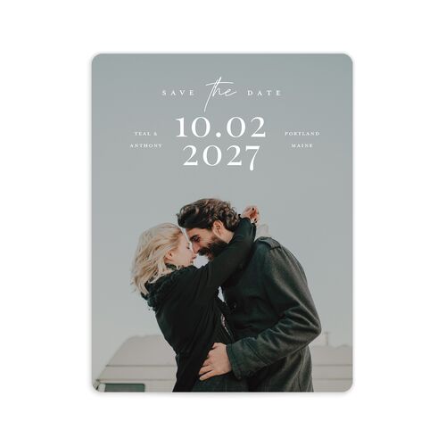 Our Date Save The Date Magnets - Green