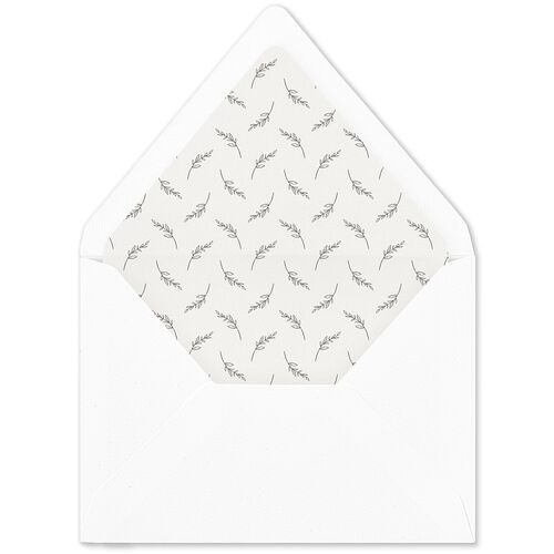Elegant Garland Crest Euro Envelope Liners Falcon Luxe
