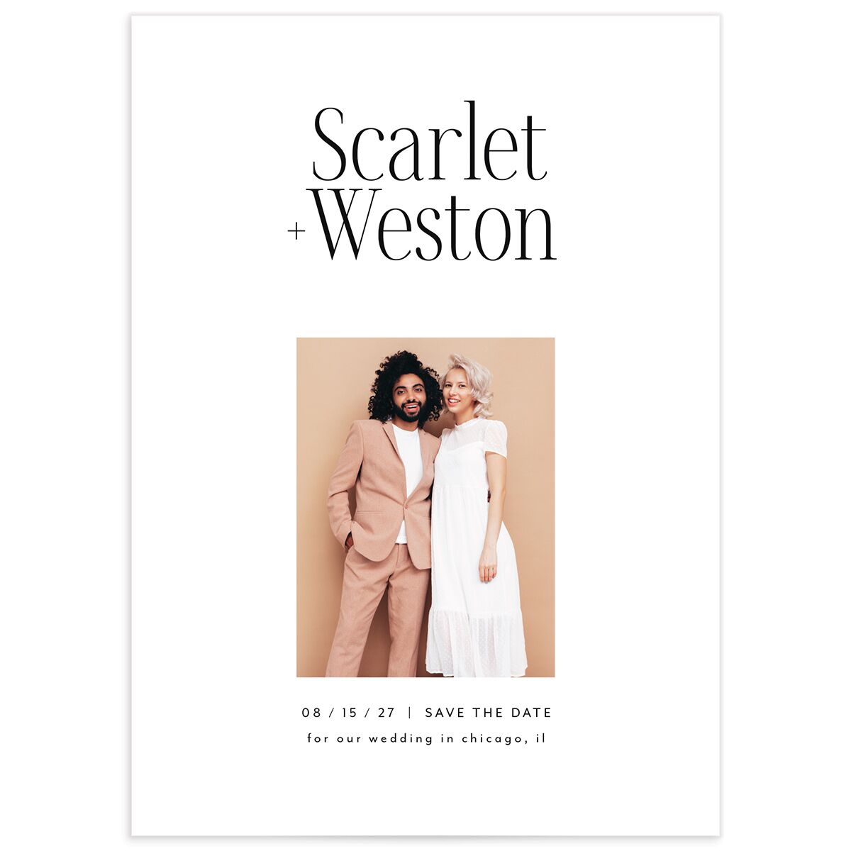 Gallery Names Save the Date Cards