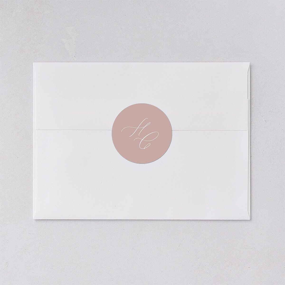 Luxury Floral Wedding Stickers Desert Rose Circle