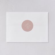 Luxury Floral Wedding Stickers Desert Rose Circle