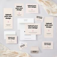 Upload Your Own Design Landscape Thank You Cards Pure White