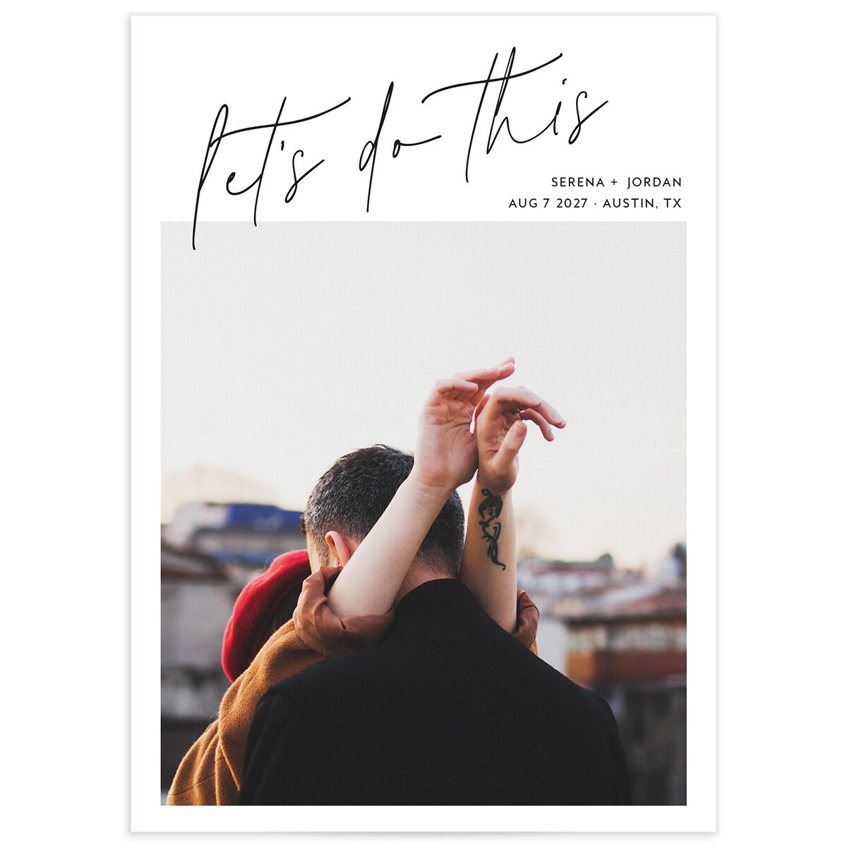 Let's Do This Save the Date Cards