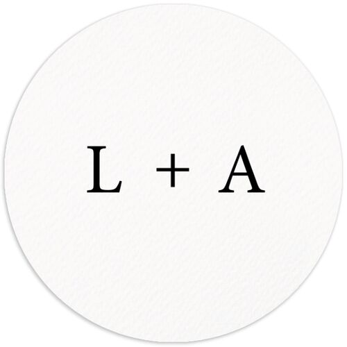 Natural Palette Wedding Stickers Pure White Circle